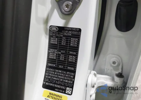 2023 Land Rover Range Rover Evoque R-Dynamic S from USA, damaged, VIN SALZT2FX4PH215707